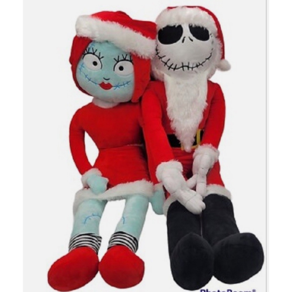 The Nightmare Before Christmas 48" Plush Jack Skellington Sally Jumbo Disney